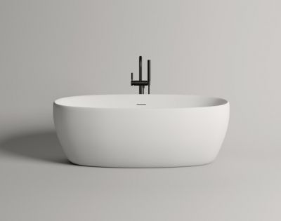 Salini LUCE Ванна овальная отдельностоящая 170x86 белая матовая