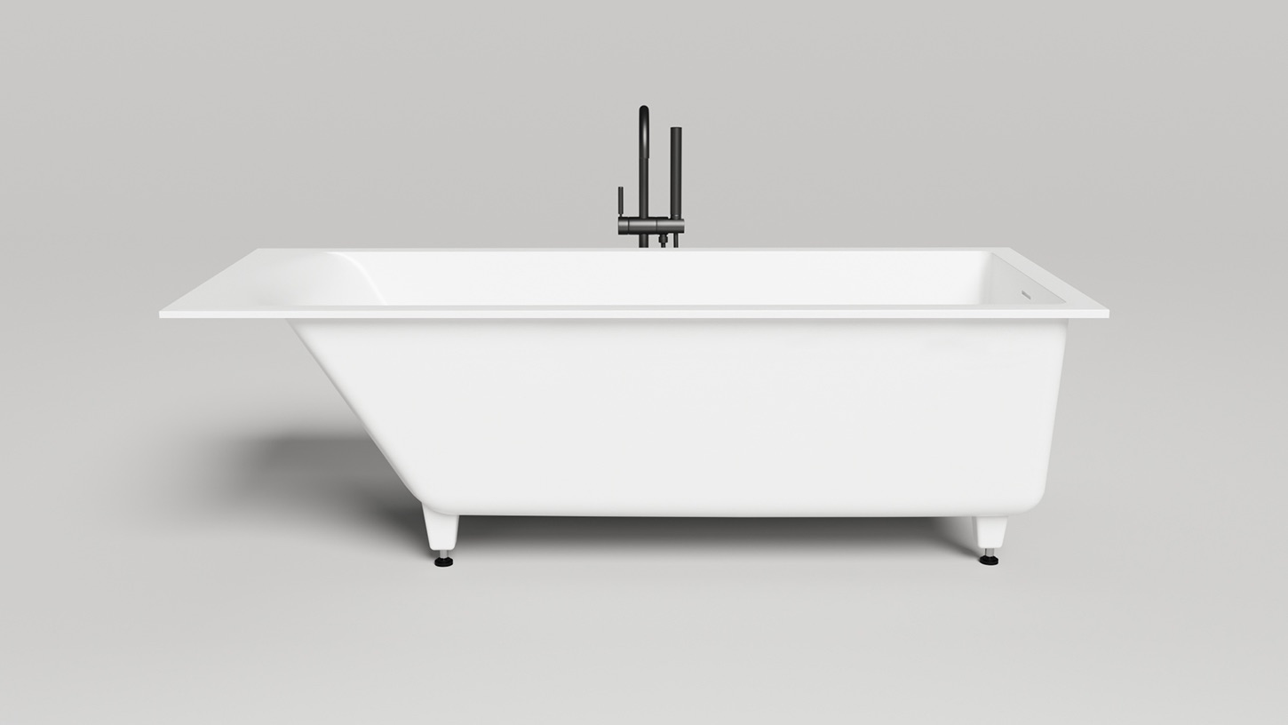 Salini CASCATA KIT Ванна встраиваемая 170x70, белая глянцевая