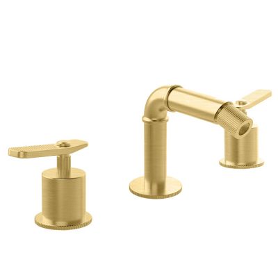 79423183 Palazzani Industrial Gas смеситель  для биде на 3 отверстия, Золото полированное, PVD 83