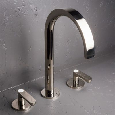 Fantini Icona Deco Смеситель для раковины, 3 отверстия, цвет: никель 53 P9 R107
