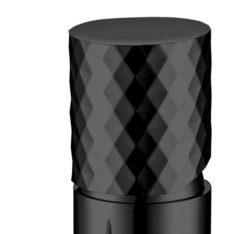 Смеситель для накладной раковины Boheme STICK CHROME DIAMOND Matt BLACK_Комплект 122-CRB