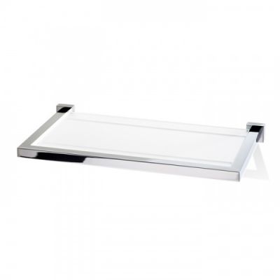 Decor Walther Corner GLA30 Полочка стеклянная 30x16.5см, подвесной, цвет: хром 560800