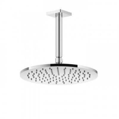Gessi Rilievo Потолочная душевая головка шарнирная на 1/2, Ø 250мм, длина изгот. под заказ (105 - 1855мм), цвет: хром 59150#031