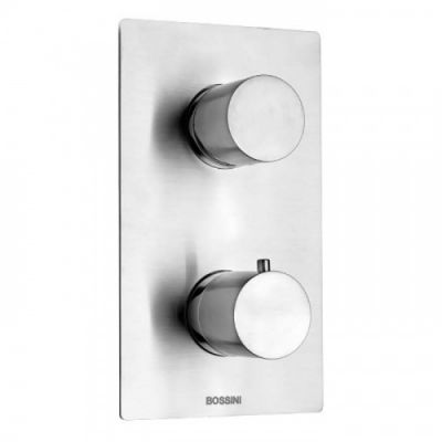 Bossini Inox Термостат для душа, встраиваемый, с девиаторм 1/2/3/4/5, цвет: сталь брашированная INZ003.075