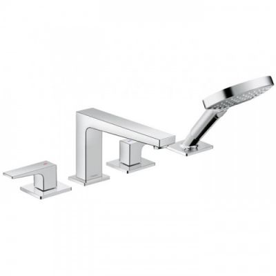 Hansgrohe Metropol смеситель на край ванны, на 4 от.в., цвет: хром 32553000