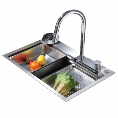 Кухонная мойка 68*46 ABBER Wasser Kreis AF2194 хром