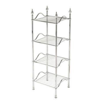 MIRELLA Этажерка L38хH107xP34 см, 4 полки-решетки, латунь 26362