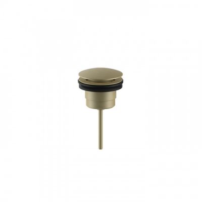 Fantini Донный клапан для раковины, нажимной, с механизмом ''Push-Open'', цвет: Matt British Gold PVD 91 P6 8434