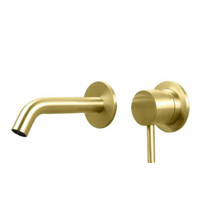RU722E61Q AQUAELITE встроенный смеситель для раковины KINO, 1/2", комплект, шлифованное золото (PVD)