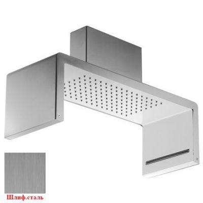 SF118A03Q AquaElite верхний душ с 2-мя режимами, 554x202 мм, 1/2", шиф. сталь