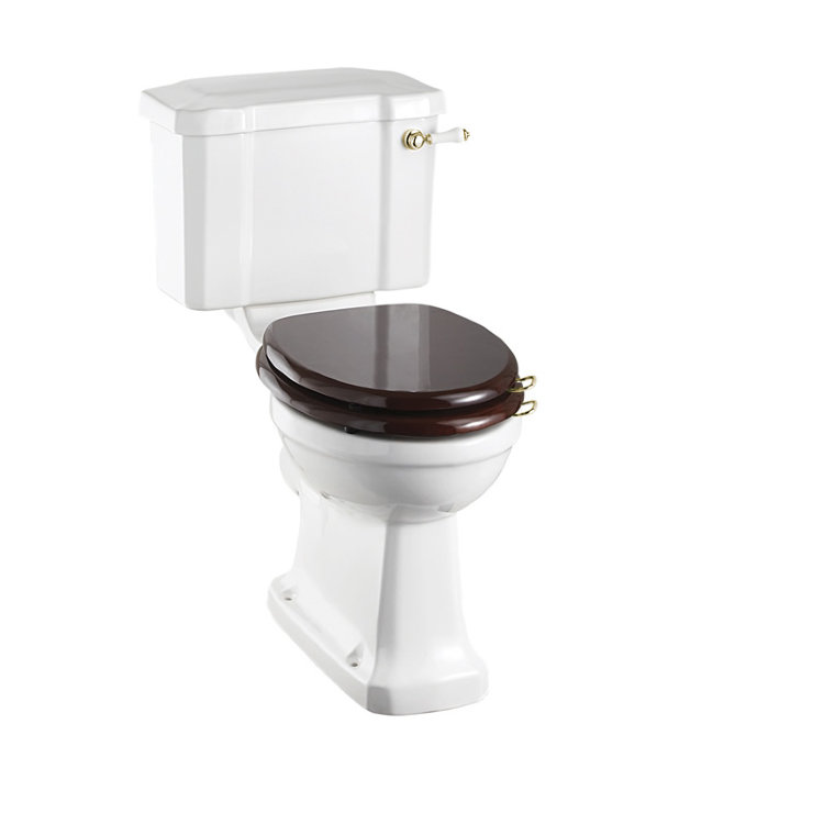 Унитаз классический безободковый Burlington P20 GOLD +C3