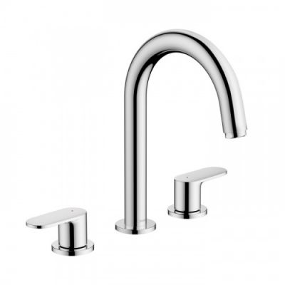 Hansgrohe Vernis Blend Смеситель для раковины, на 3 отв, с донным клапаном, цвет: хром 71553000