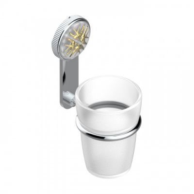 THG Hirondelles Gold Stamped Стакан подвесной, цвет: хром A4L-A02-536