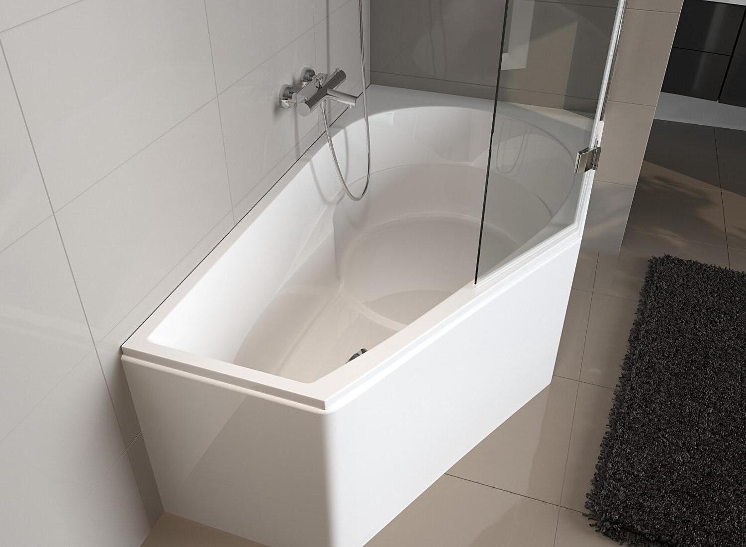 Ванна акриловая RIHO Yukon 160x90 L без гидромассажа BA3500500000000