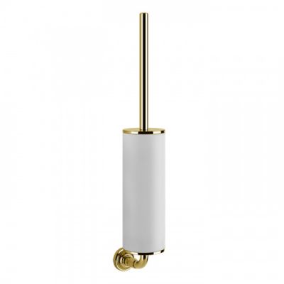 Gessi Venti20 Туалетный ёршик, подвесной, цвет: белый, фурнитура Gold PVD 65419#246