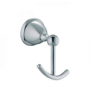 Fima Carlo Frattini Style Крючок подвесной, двойной, цвет: хром F6044/2CR