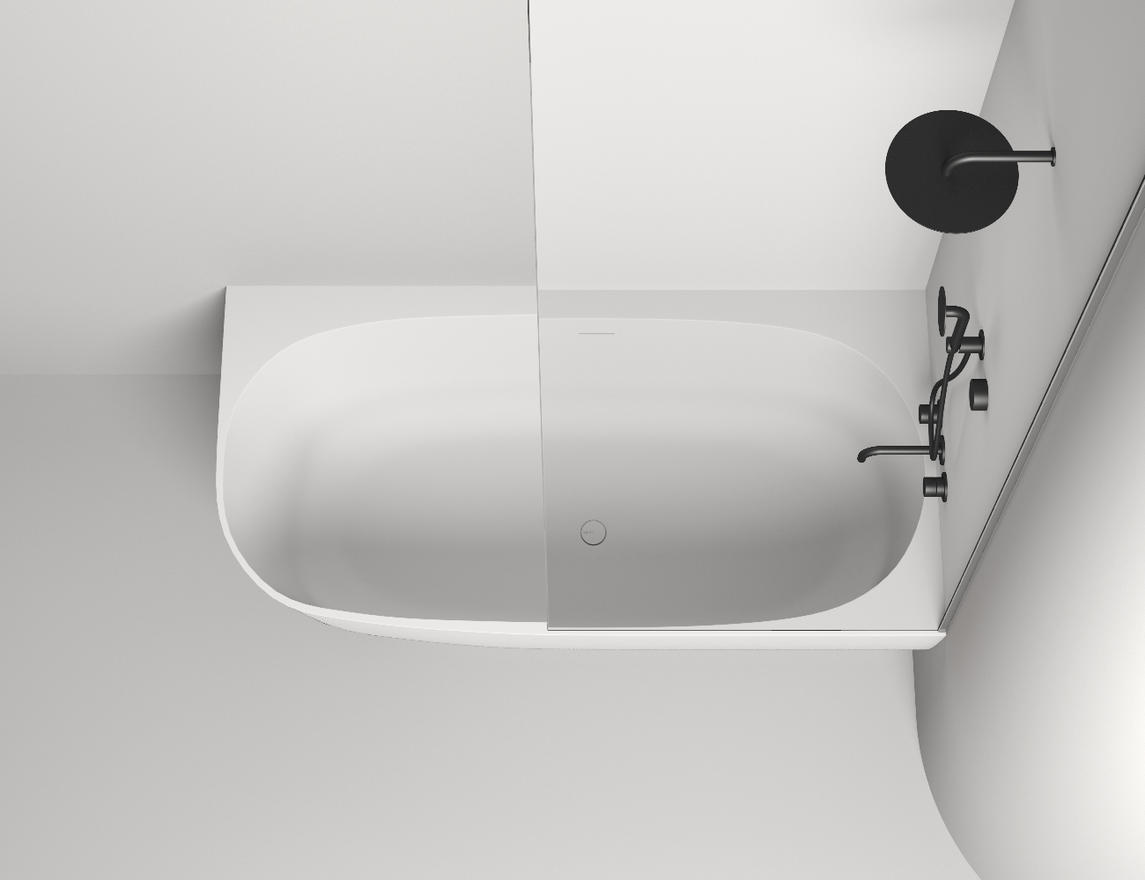 Salini NEW Sofia Corner Right Ванна 170x85 белая матовая