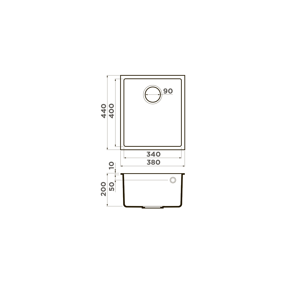 Кухонная мойка Omoikiri Bosen 38-U-WH Tetogranit/белый 4993160