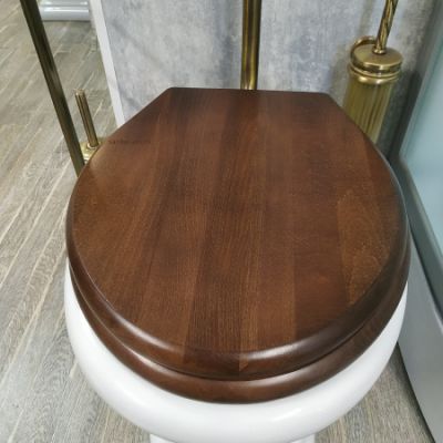 Крышка для унитаза Paolina, без микролифтом петли хром PA20520001 Wood
