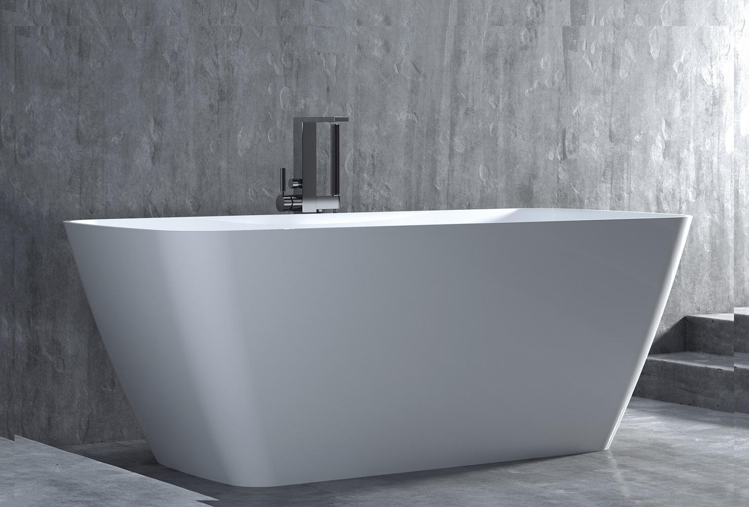 Salini AGATHA Ванна отдельностоящая 180x80, белая матовая