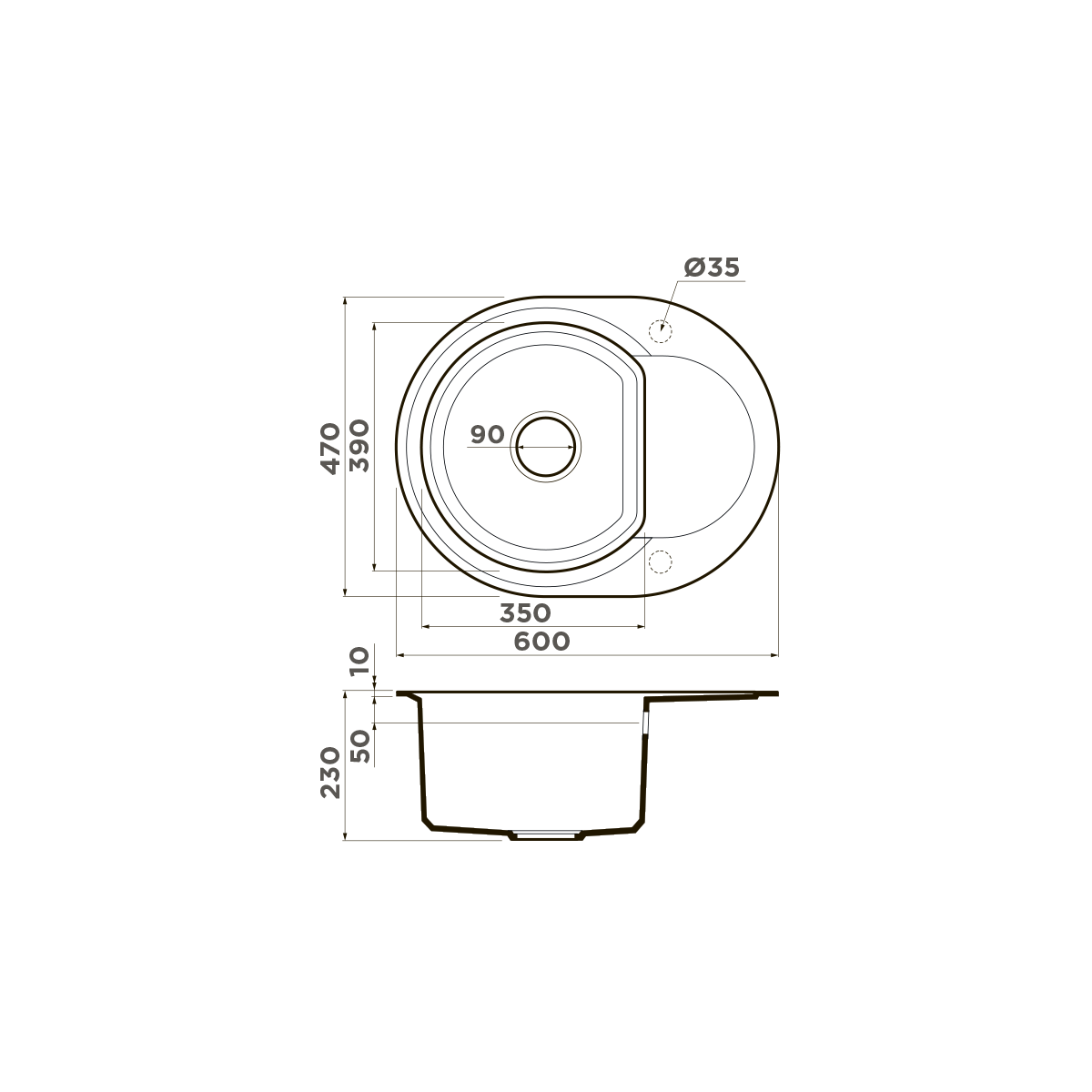 Кухонная мойка Omoikiri Sakaime 60E-WH Tetogranit/белый 4993136