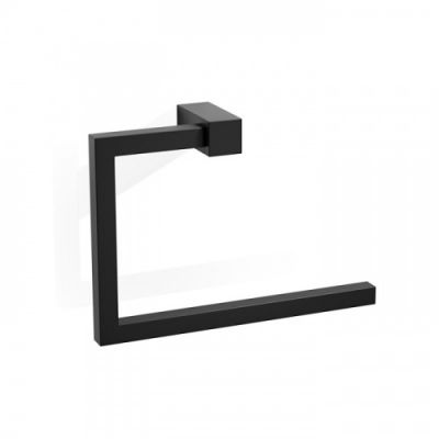 Decor Walther Corner HTR Полотенцедержатель кольцо 21.4см., подвесной, цвет: черный матовый 560660