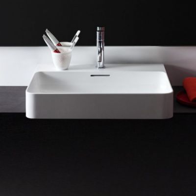 Laufen VAL Раковина 60х42х11.5 см, 1 отв., цвет: белый 8.1628.3.000.104.1