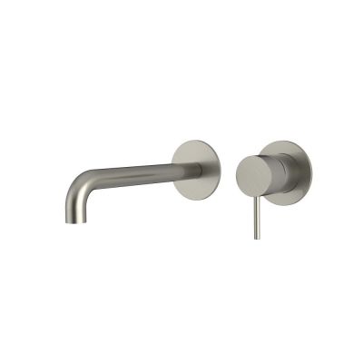 MIEL102RO/C04 Oioli Micro, встраиваемый в стену однорычажный смеситель для раковины, цвет никель