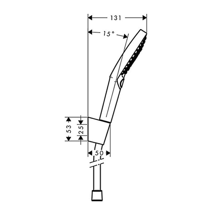 Hansgrohe Raindance Select S 120 3jet, ручной душ цвет: хром 27668000