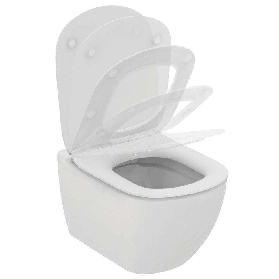 Пневматический промо-набор 4 в 1 Ideal Standard с унитазом T355101 TESI Rimless