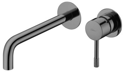 Смеситель для умывальника из стены, Boheme UNO. Shine Gun Metall 465-SGM