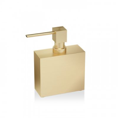 Decor Walther Cube DW 470 Дозатор для мыла, настольный, цвет: золото матовое 824982