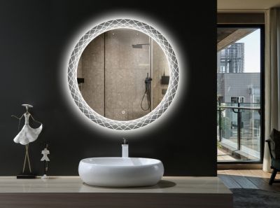 Зеркало круглое d50 см ESBANO LED подсветкой ES-3599