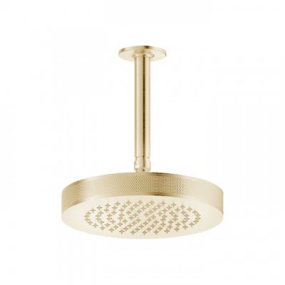 Gessi Inciso Верхний душ, 1/2, Ø 20см, с защитой от налёта, потолочный, цвет: золото 58188#246