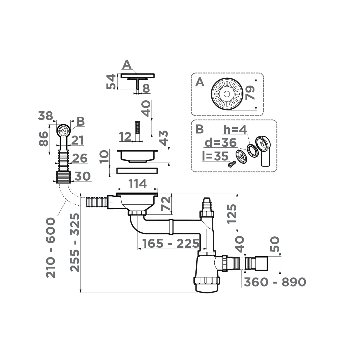 4956615 Omoikiri WK-1CL-R-AB022