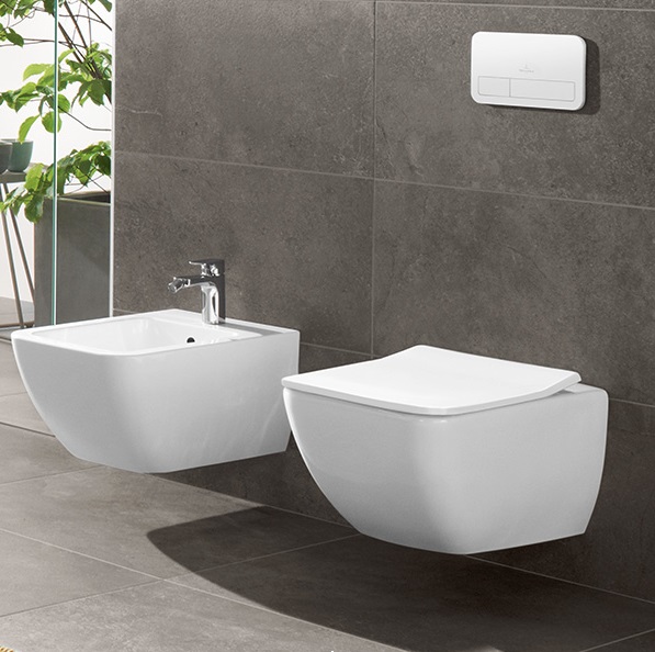 Унитаз подвесной VILLEROY&BOCH VENTICELLO 4611 R0 R1 CeramicPlus