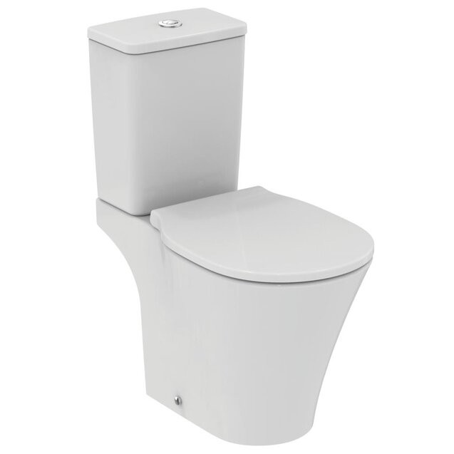 Напольный пристенный унитаз для монтажа с бачком Ideal Standard CONNECT AIR AquaBlade® E009701