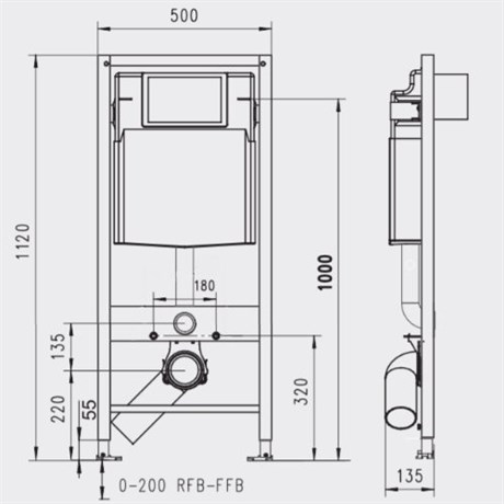 174-91102700-00 Jomo Tech Набор: система инсталляции, крепление, клавиша смыва EXCLUSIVE 2.0