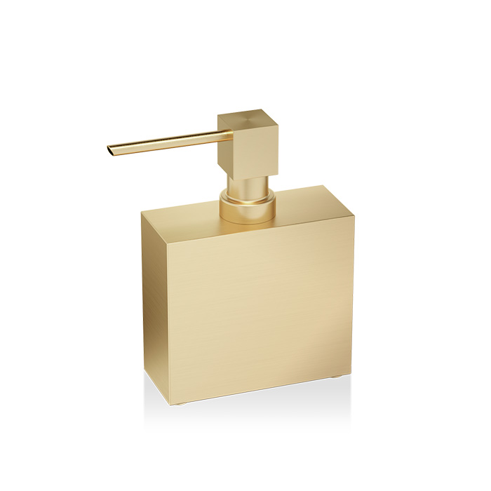 Decor Walther Cube DW 470 Дозатор для мыла, настольный, цвет: золото матовое 824982