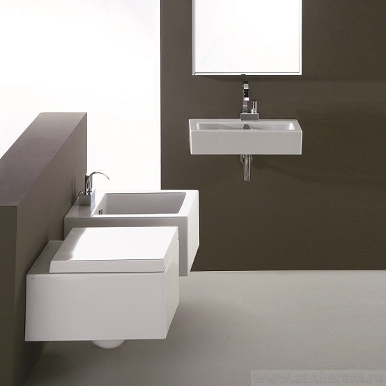 Унитаз подвесной 51x38 квадратный Simas Frozen FZ18bi
