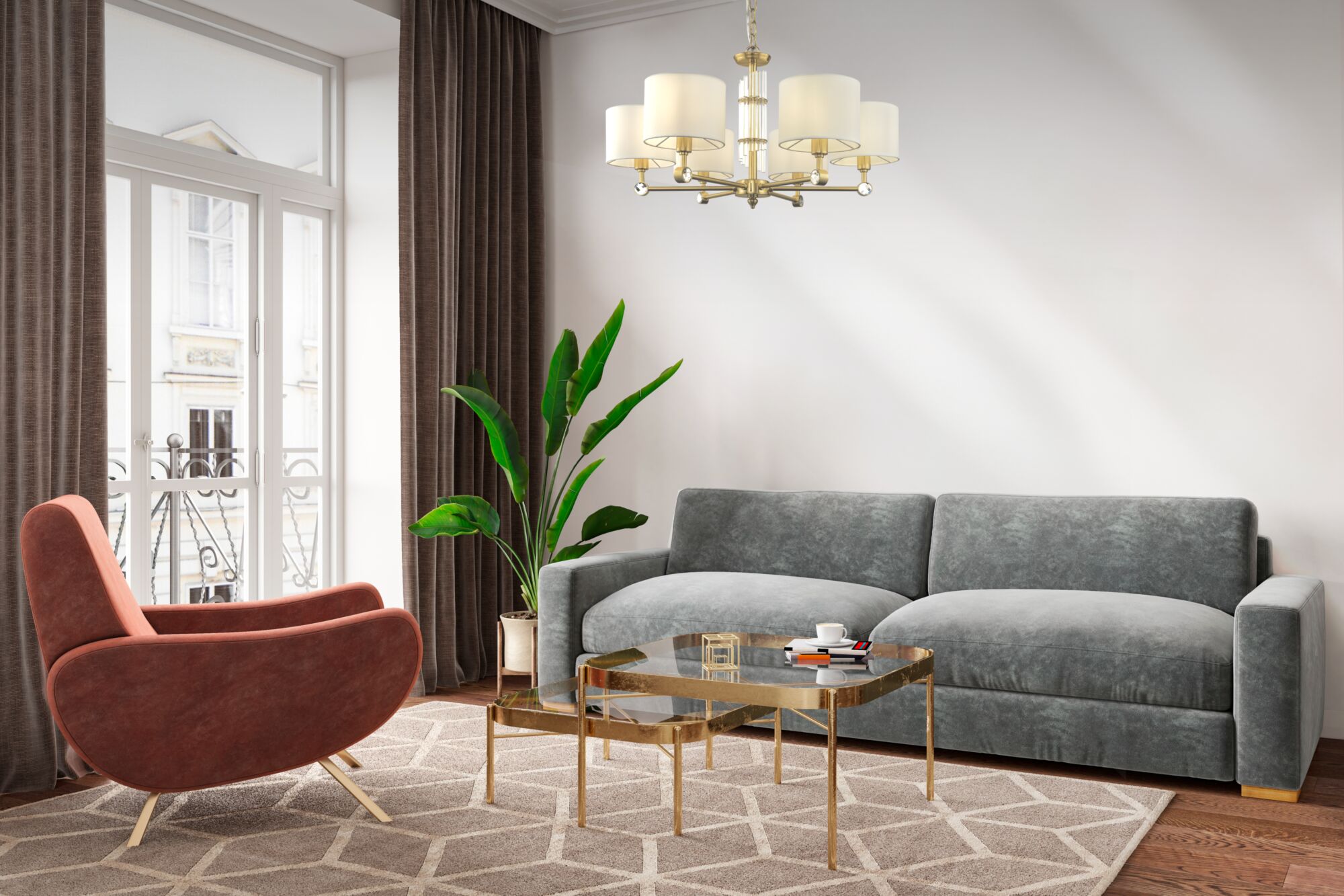 Maytoni Alloro Люстра MOD088PL-06BS