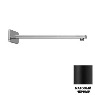 BD011A05Q AquaElite настенный кронштейн для верхнего душа из латуни, 350 мм, 1/2", чёрный матовый