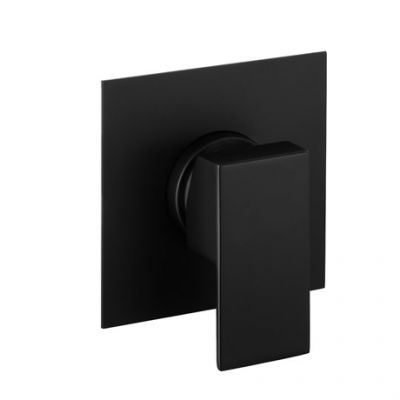58217638 Palazzani Qadra внешняя часть смесителя для душа на 1 потребитель, 1/2", чёрный матовый