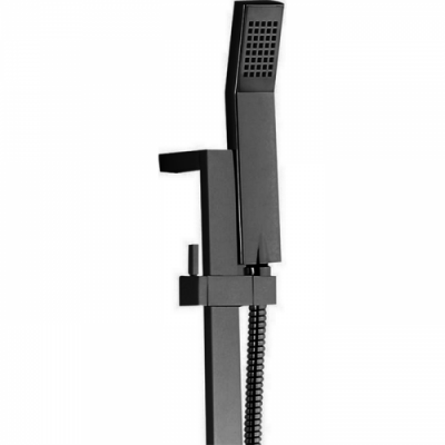 CISAL Shower Душевой гарнитур:ручная лейка,шланг 150 см,штанга 70 см, цвет черный матовый DS01004040