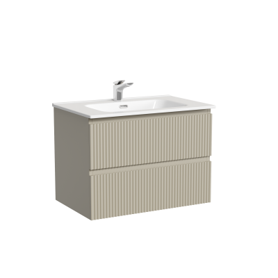 SNR70CE Ceramica Nova Тумба подвесная SANCOS Snob R 690х445х500, c двумя ящиками оснащенными доводчиками, Beige Soft
