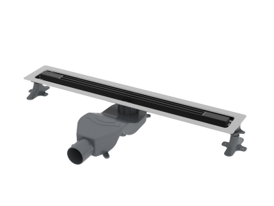 981-80-B Душевой лоток Boheme B&T INFINITY 80см, чёрный матовый