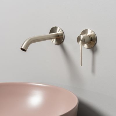 INV21 CeaDesign Innovo смеситель для раковины встраиваемый в стену, цвет светлое золото сатин