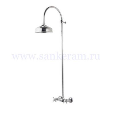 Душевая стойка с лейкой 200 мм Bandini Antica 664.920 хром