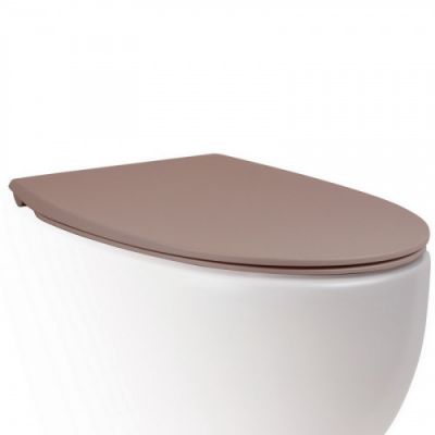 АеТ Dot 2.0 C555R142 Крышка с сиденьем механизм soft-close, цвет коралловый матовый