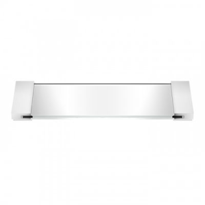 Decor Walther Classic Tab 34 Лоток универсальный 34x12см, прозрачное стекло, настольный, цвет: хром 848702